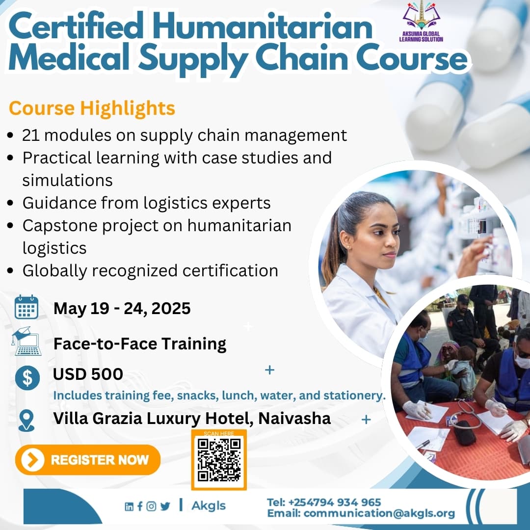 Certified Humanitarian Medical Supply Chain Course Course Image