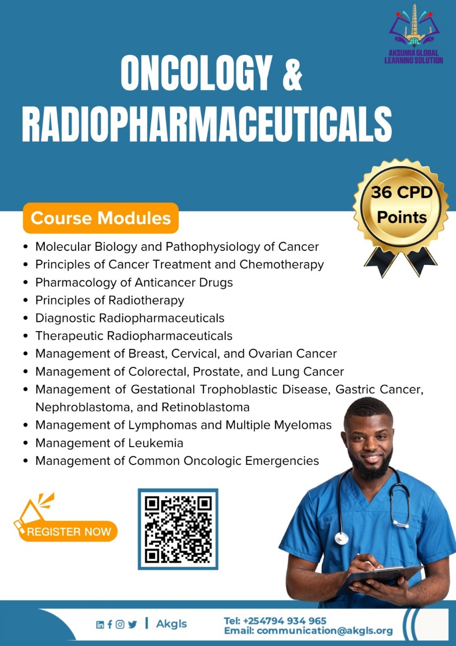ONCOLOGY AND RADIOPHARMACEUTICALS Course Image